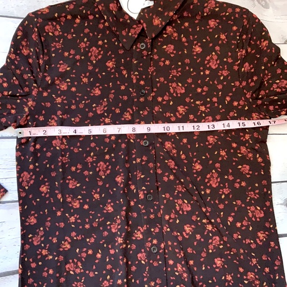 NWT MANGO SHIRT PRINTED DRESS - Picture 8 of 10